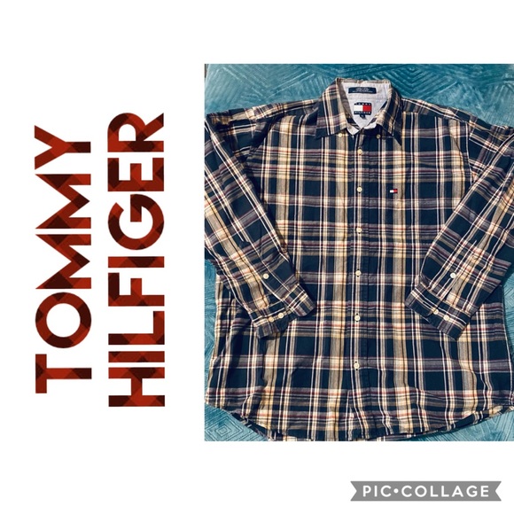 Tommy Hilfiger Other - Tommy Hilfiger Plaid Long Sleeve Button Down